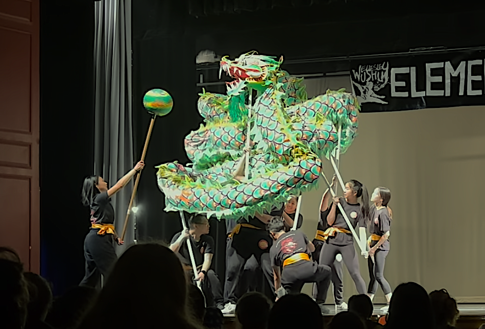 Dragon Dance Performances at Wellesley Wushu Spring Showcase