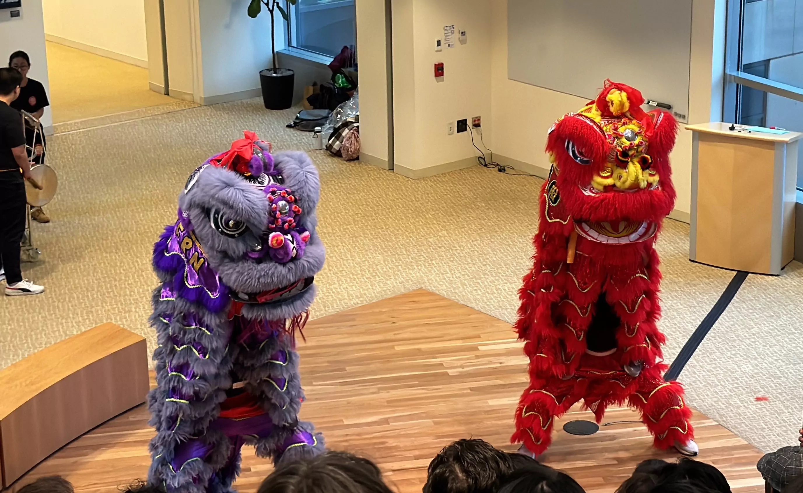 Lion Dance Performance at Broad Institute of MIT and Harvard