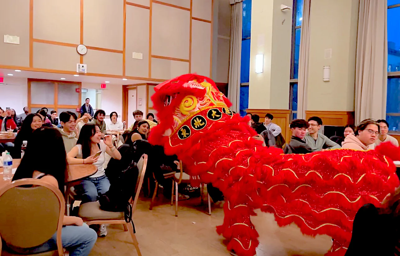 Lion Dance Performance at NU Empower Annual Showcase
