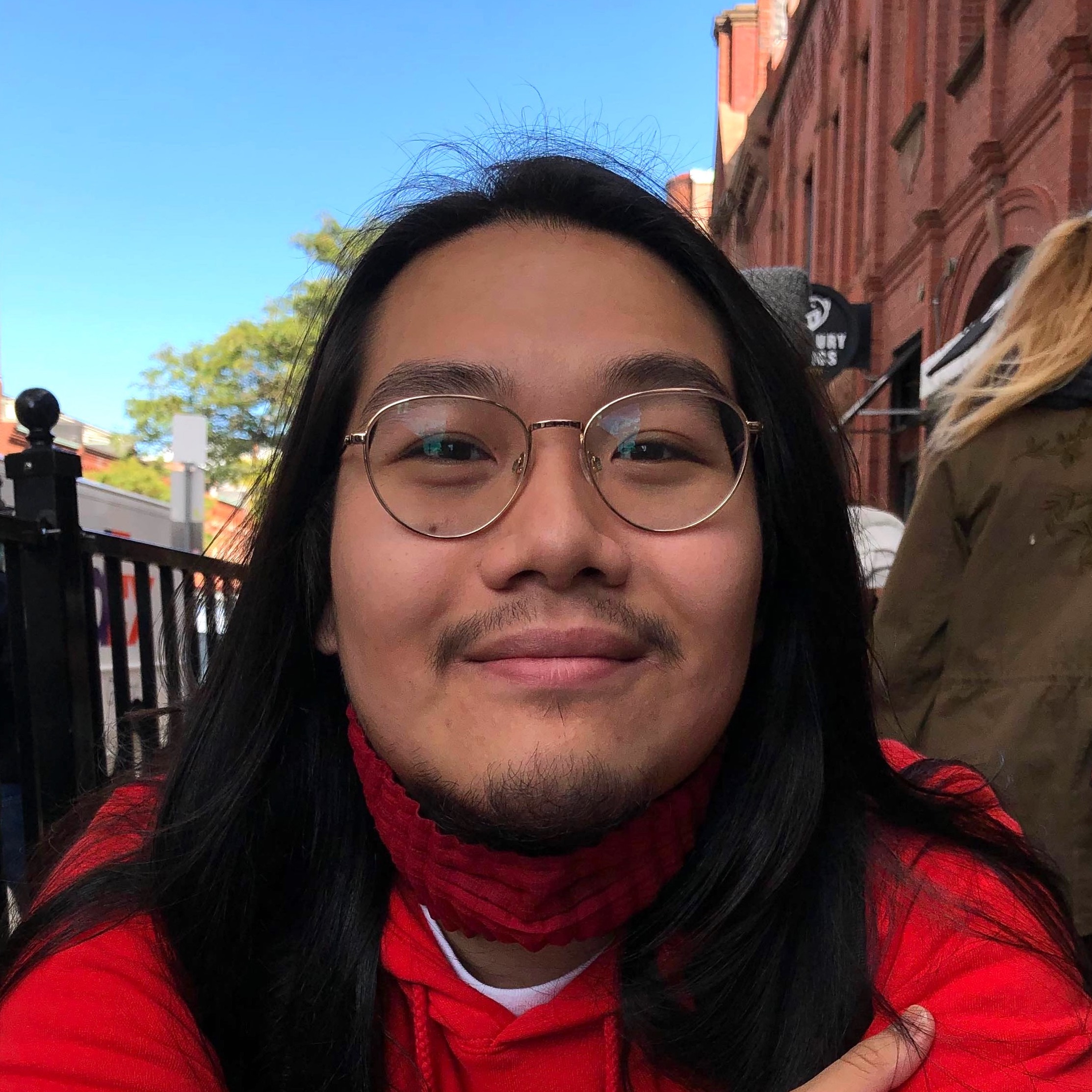 Kevin Nguyen, a member of Northeastern University Dragon and Lion Dance Troupe