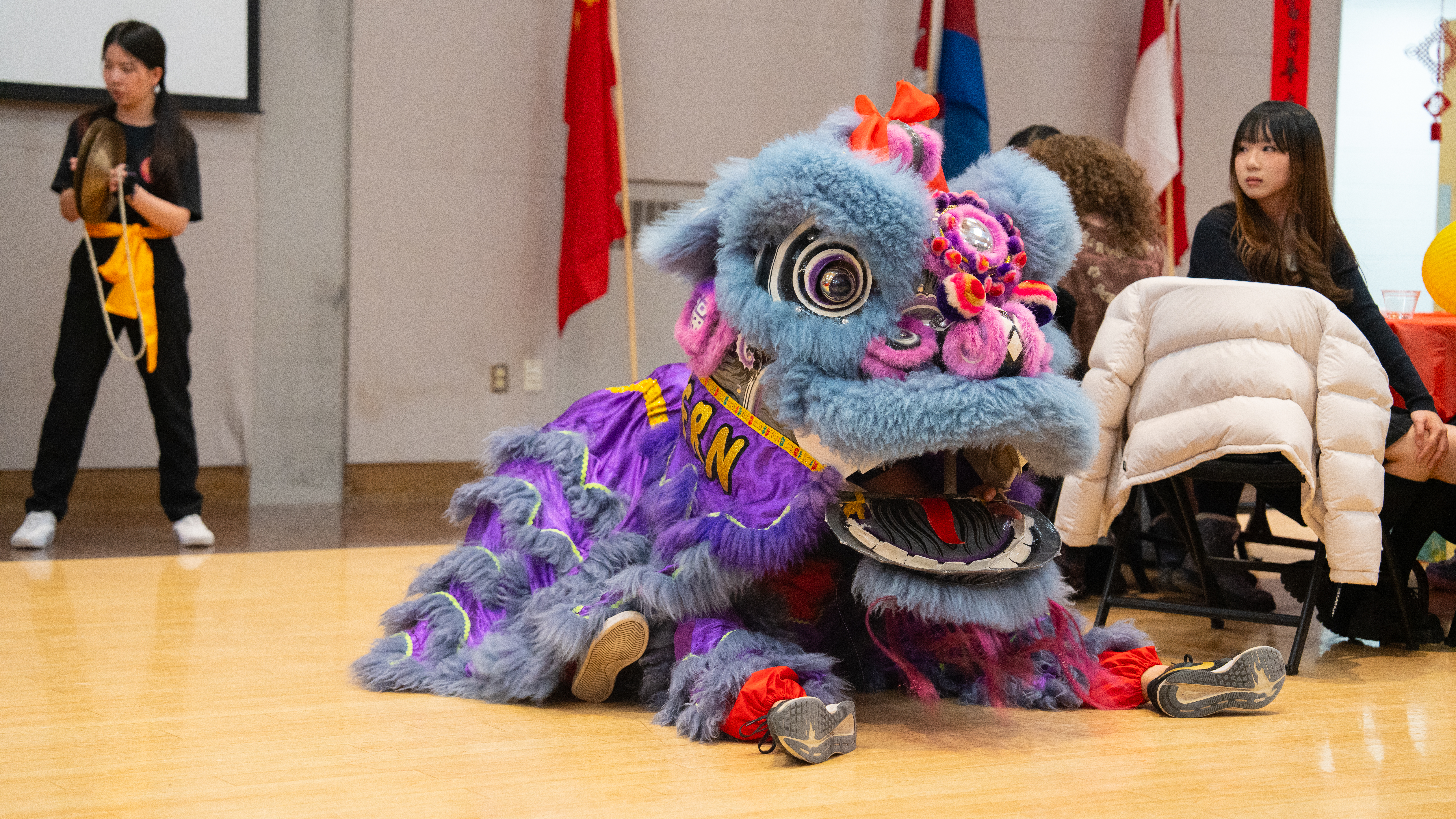 Chinese Lion Dance performance by the Northeastern University Dragon and Lion Dance Troupe